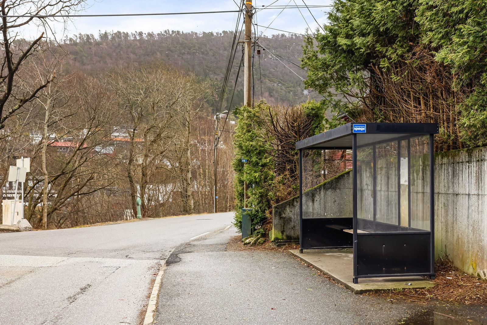 Busstopp rett ved leiligheten og kort vei til busstopp med ytterligere ruter. Galleribilde