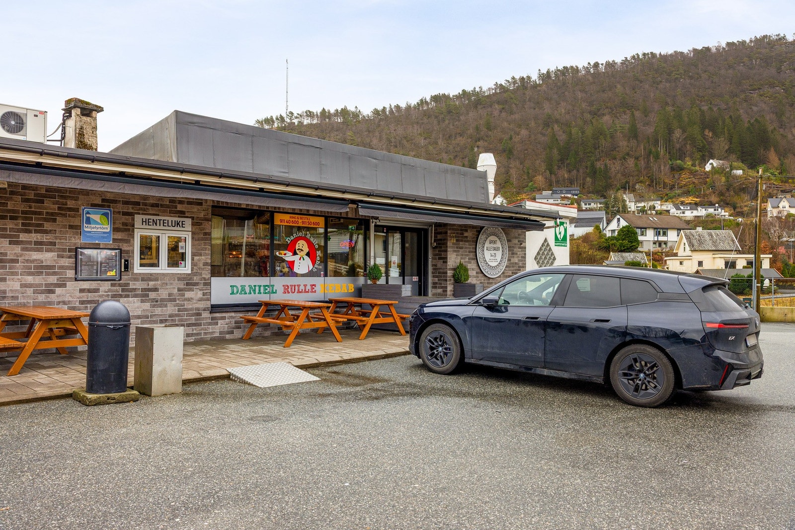 Daniel rulle kebab ligger like ved leiligheten, praktisk de dagene man ikke ønsker å lage middag. Galleribilde