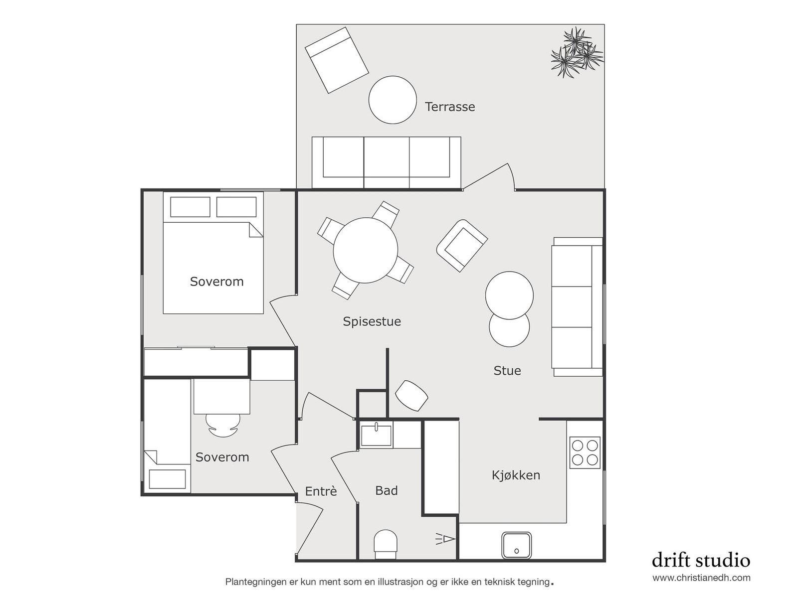Plantegning. Galleribilde