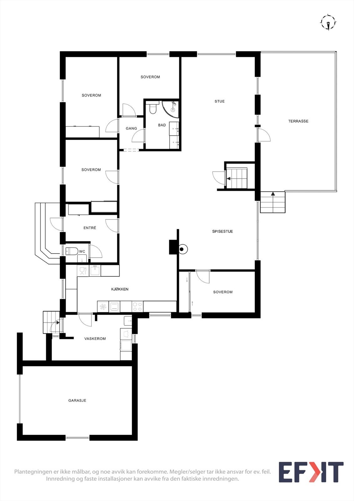 Plantegning hovedplan Galleribilde