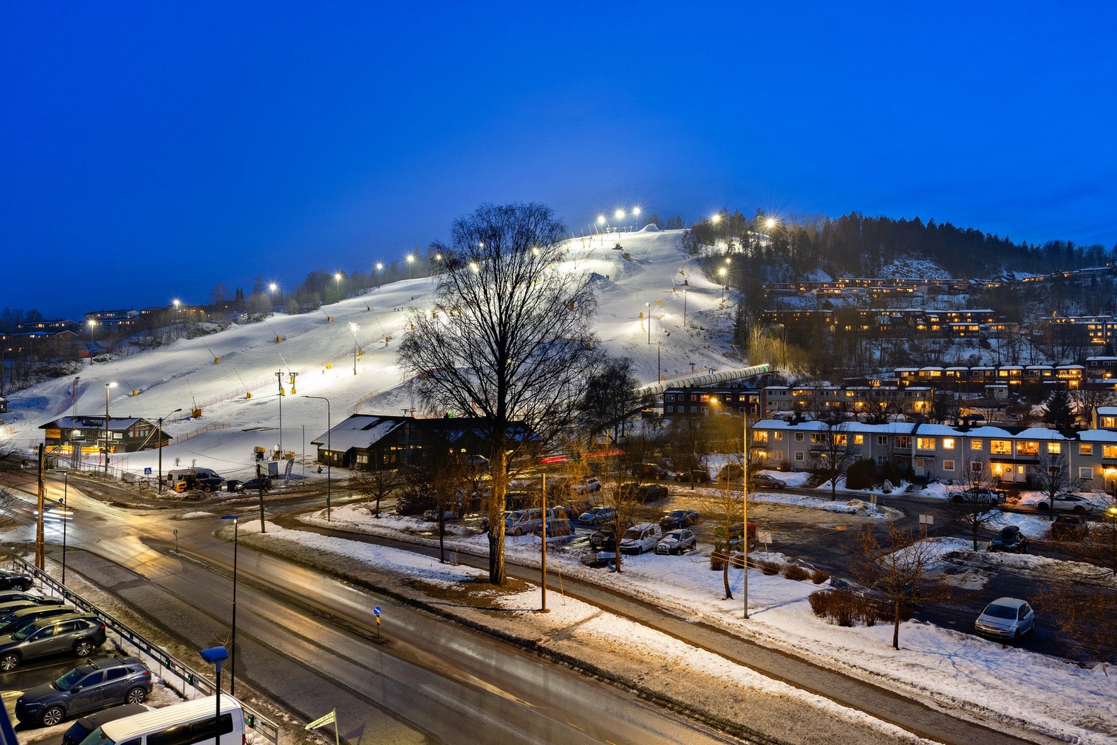 Kirkerudbakken er en svært attraktiv vinterdestinasjon i Bærum Galleribilde