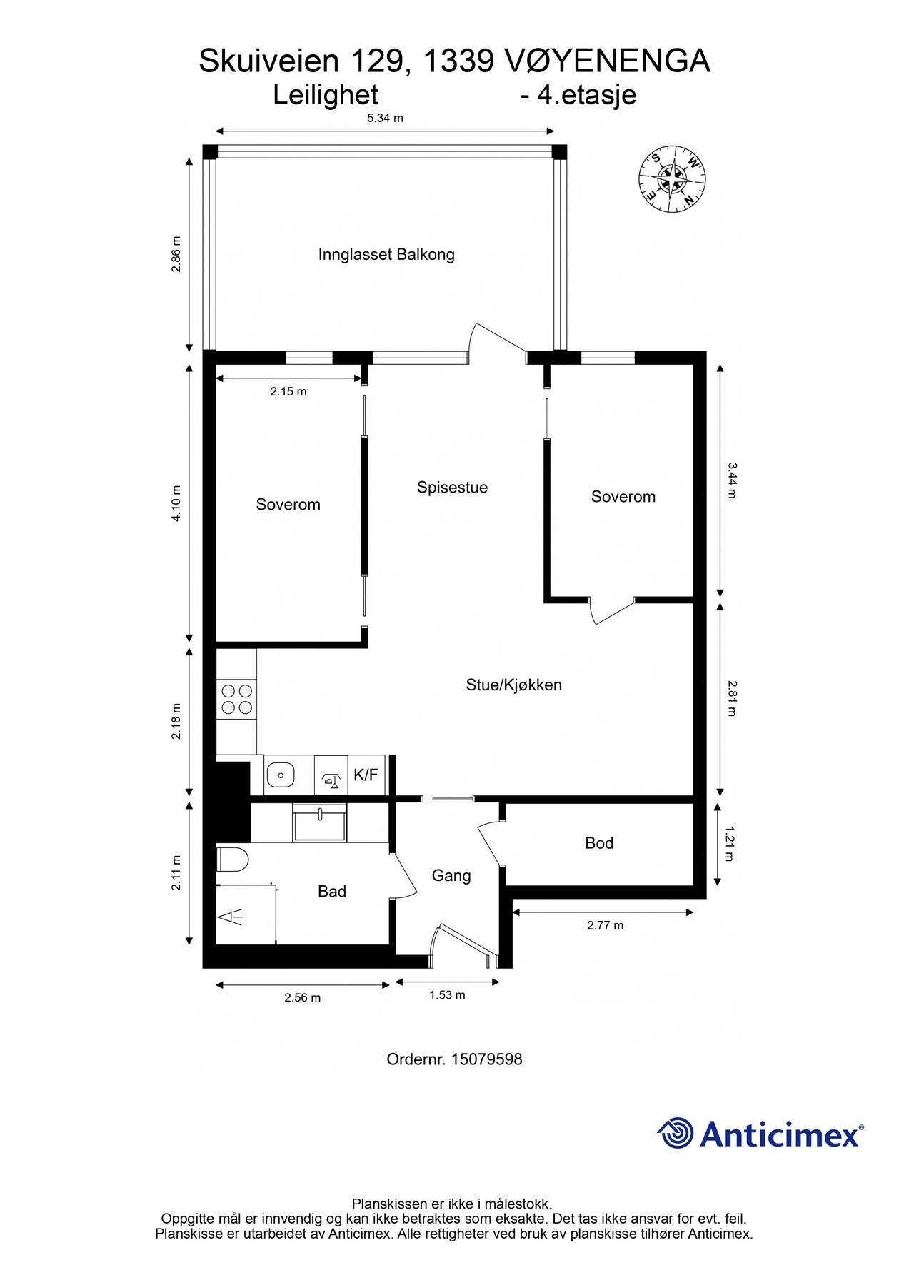 Plantegning Galleribilde