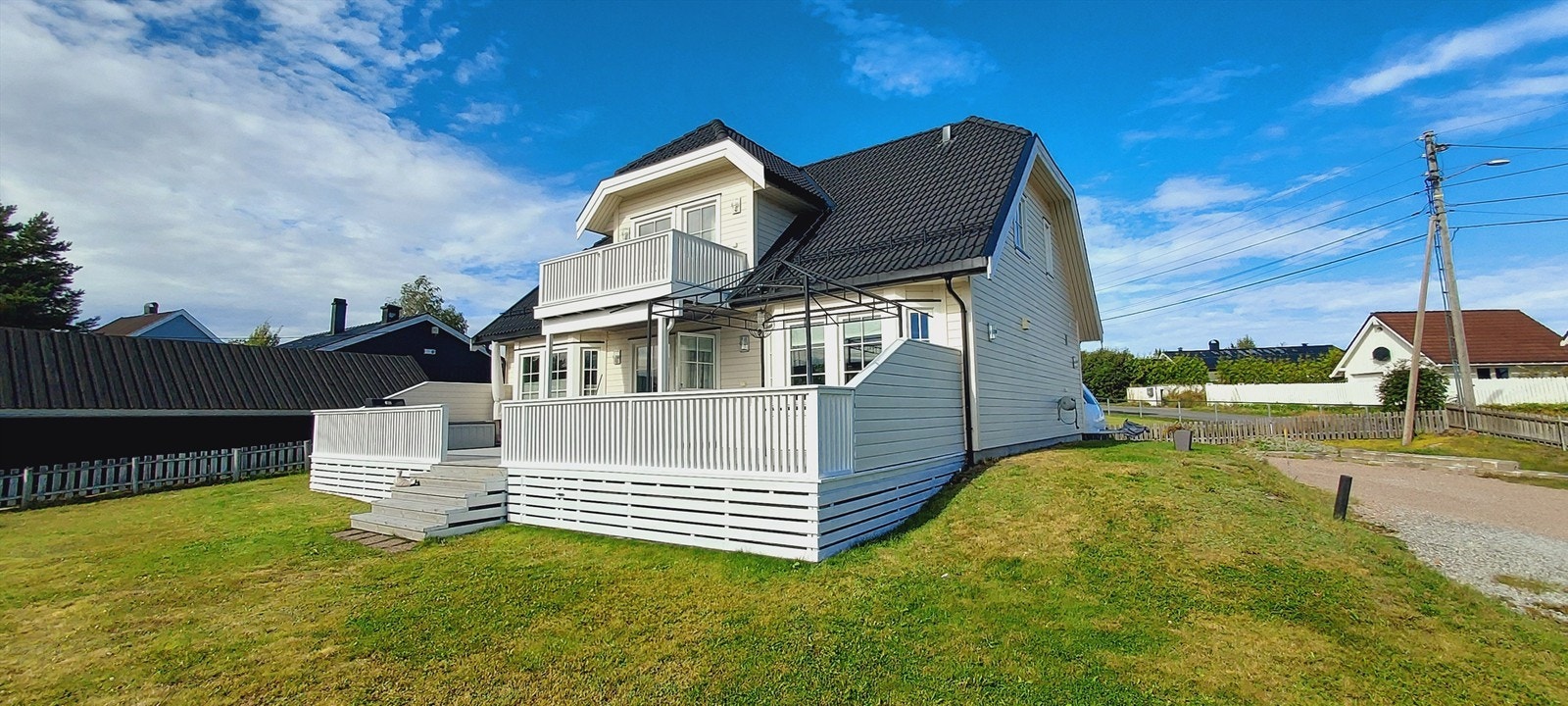 Boligen i sommerdrakt Galleribilde