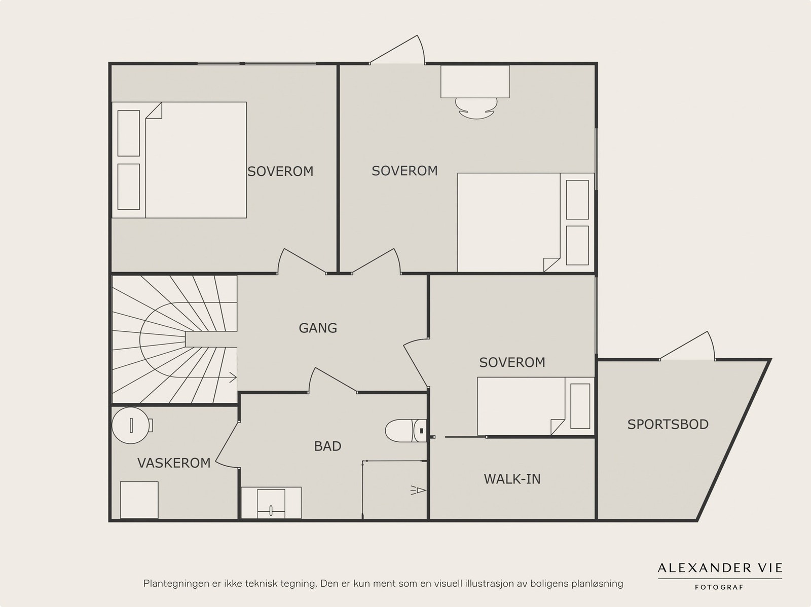 Plantegning underetasje. Galleribilde