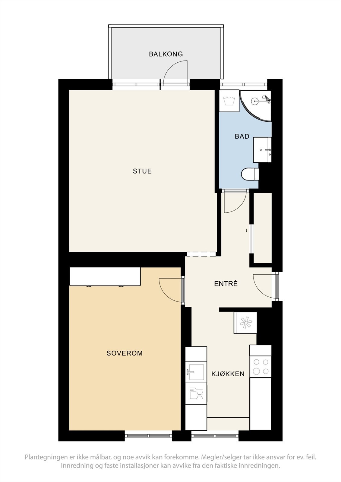 Dette er plantegningen av ditt nye hjem. Galleribilde