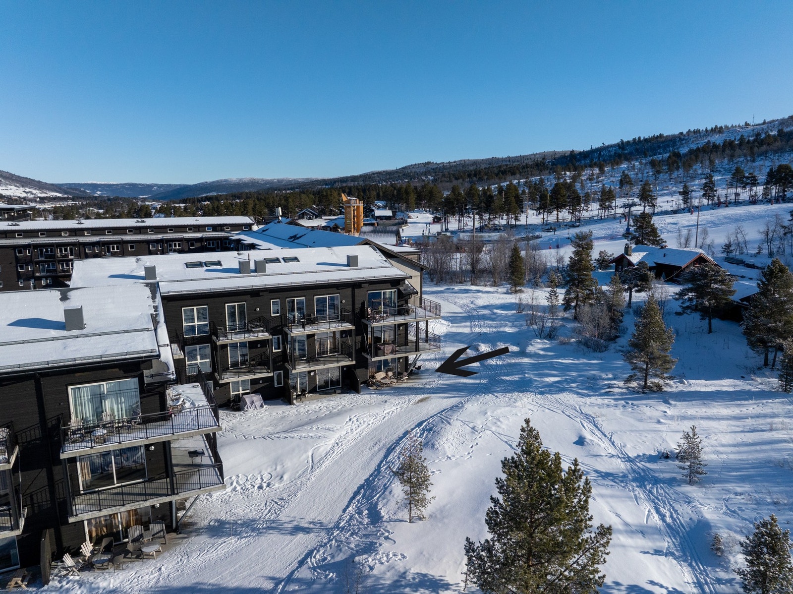 Perfekt beliggenhet for vintersportentusiaster og naturelskere Galleribilde