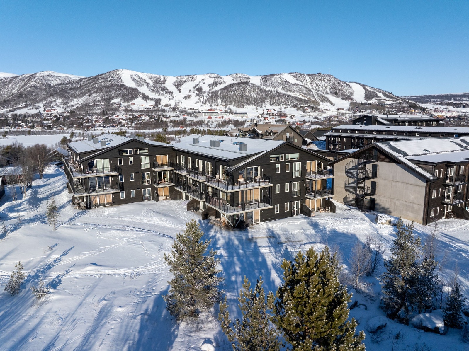 Velkommen til et moderne leilighetskompleks Galleribilde