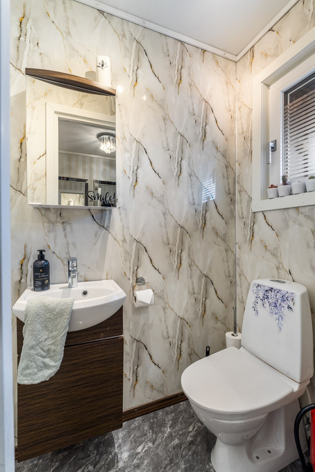 Separat toalettrom i tilknytning til gangen. Galleribilde