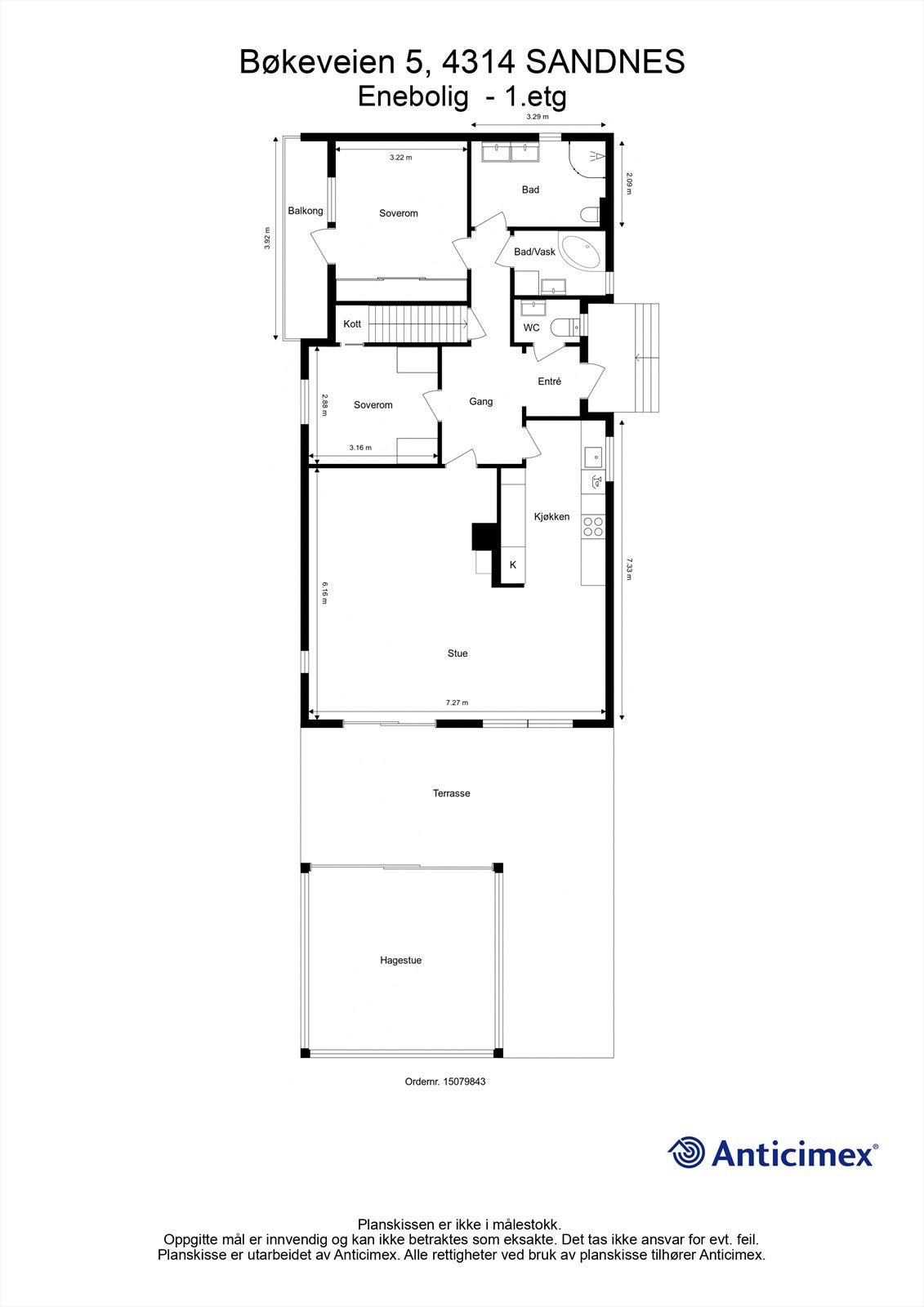 Plantegning 1. etasje. Galleribilde
