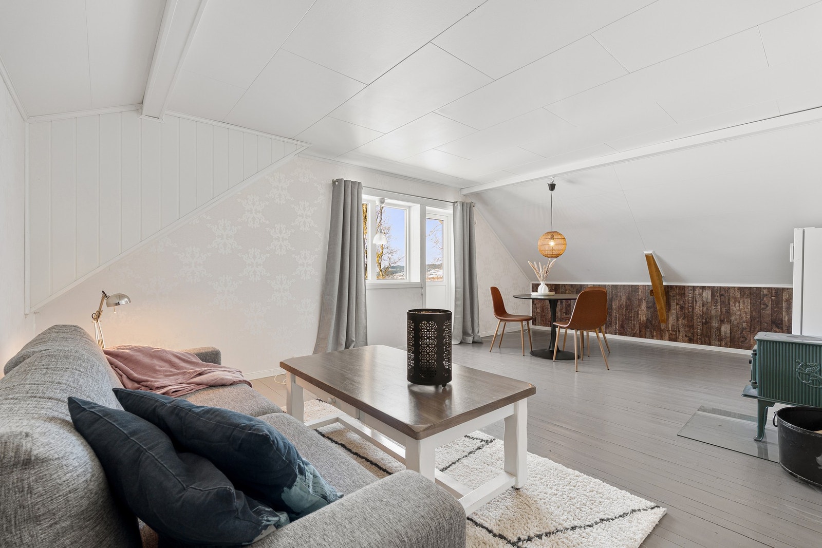 Stua i 2. etasje er på hele 20,5 kvm. Galleribilde