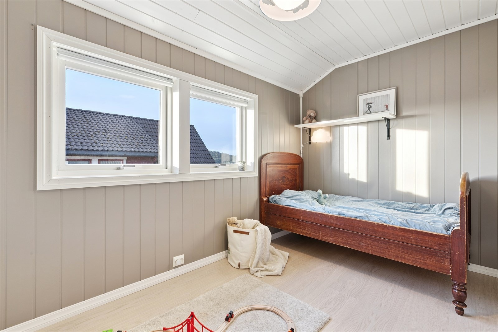 Soverom 4 er et ypperlig barnerom, gjesterom eller kontor. Galleribilde