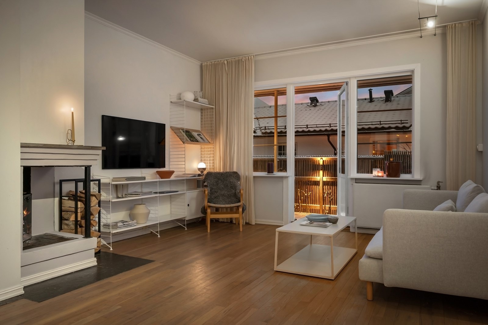 Peis bidrar med både varme og en lun atmosfære på kjølige dager. Galleribilde