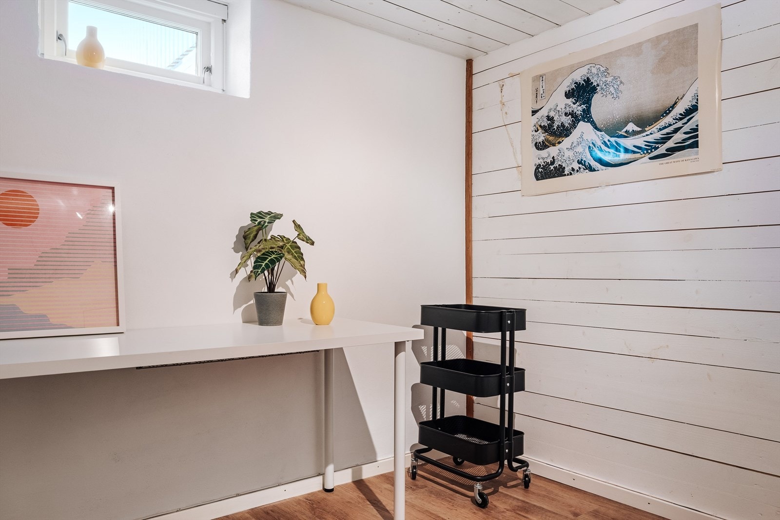 Her er det god plass til oppbevaring og hobbyaktiviteter. Galleribilde