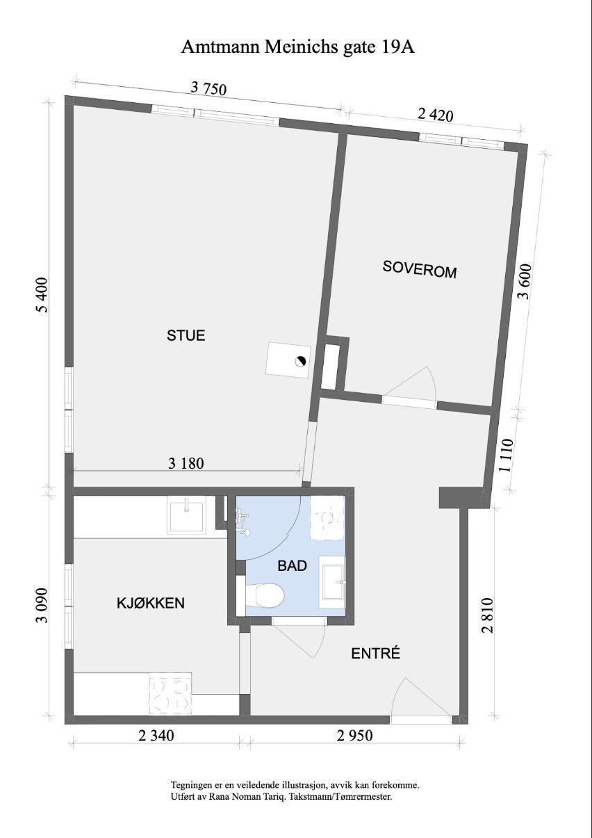 Plantegning. Galleribilde