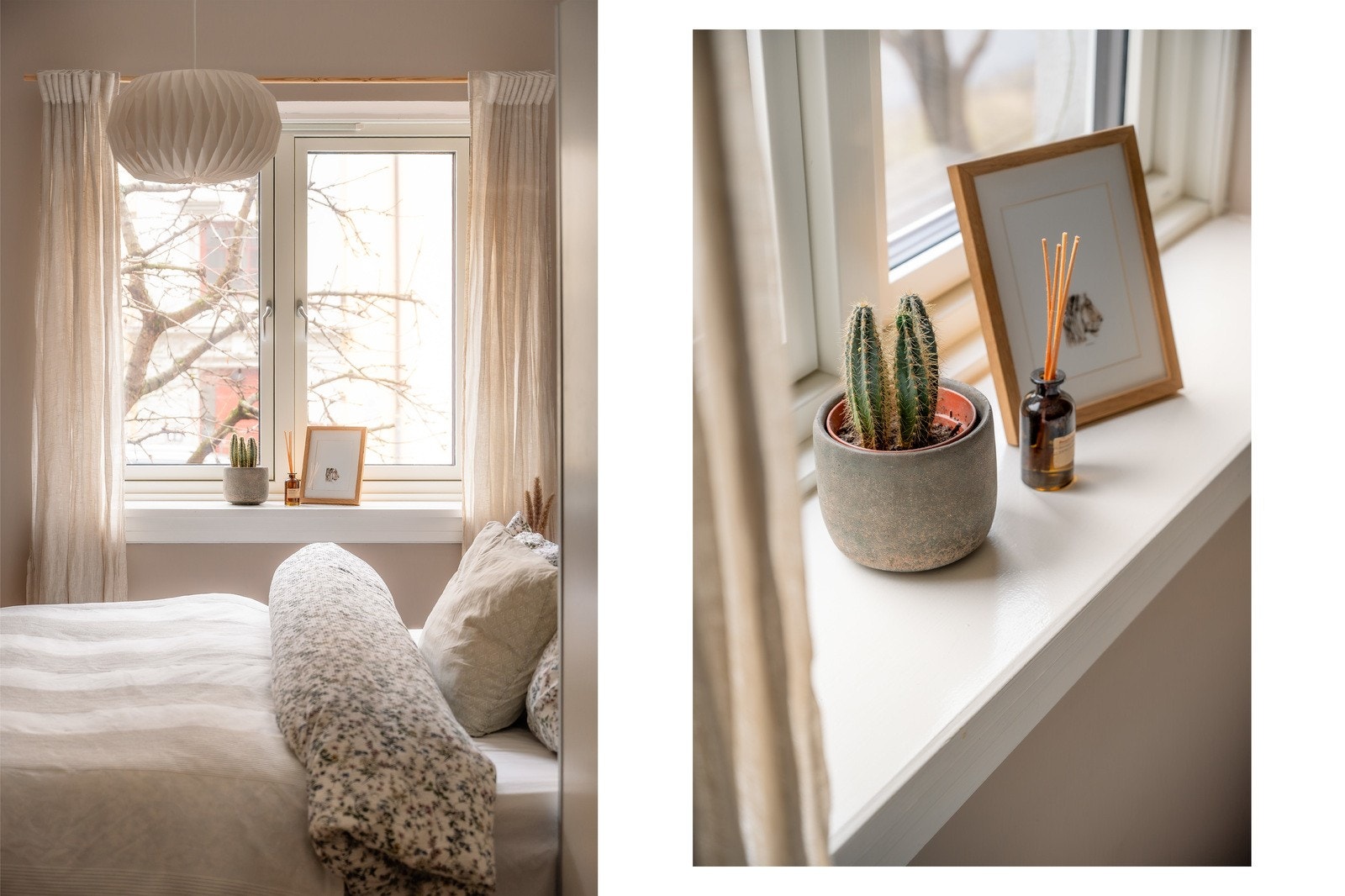 Rommet har laminatgulv og vegger som ble malt i 2023. Galleribilde