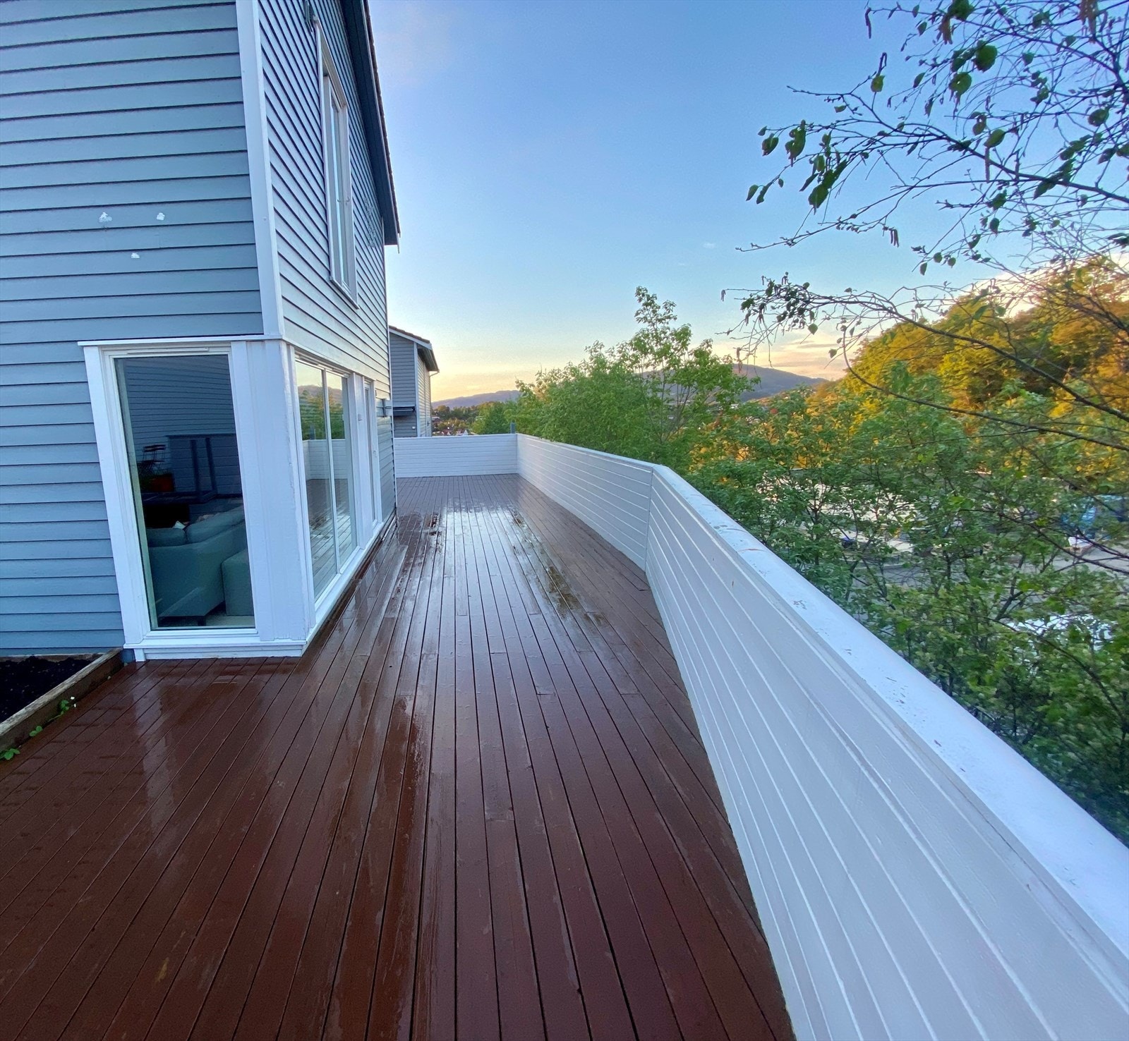 Selgers eget bilde av terrassen. Galleribilde