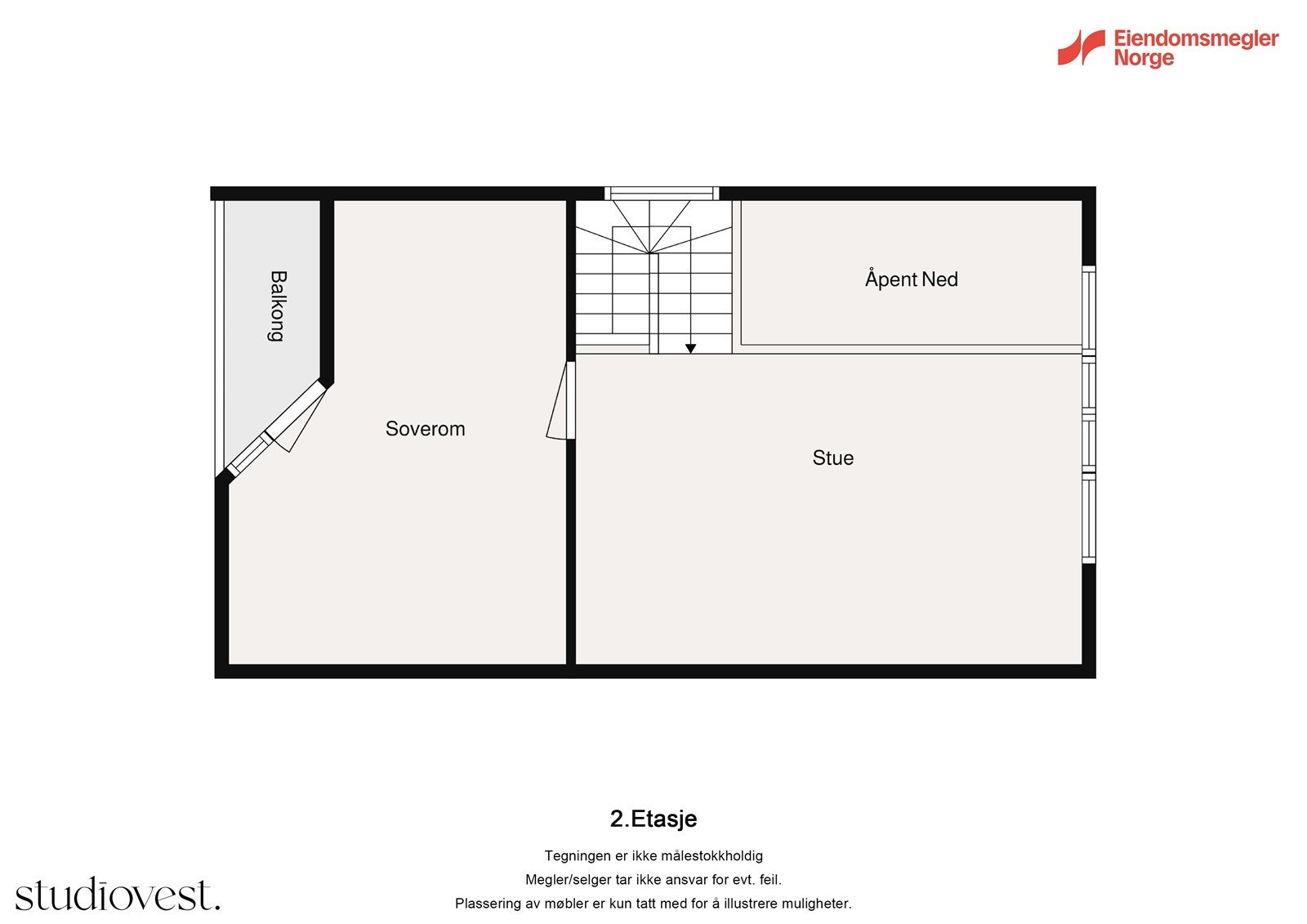 Plantegning 2.etasje Galleribilde