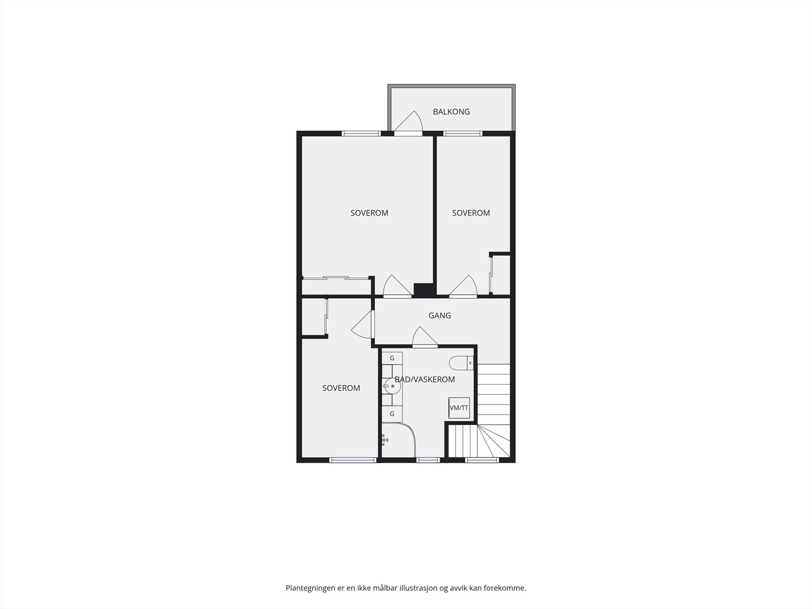 Plantegning 2. etasje. Galleribilde