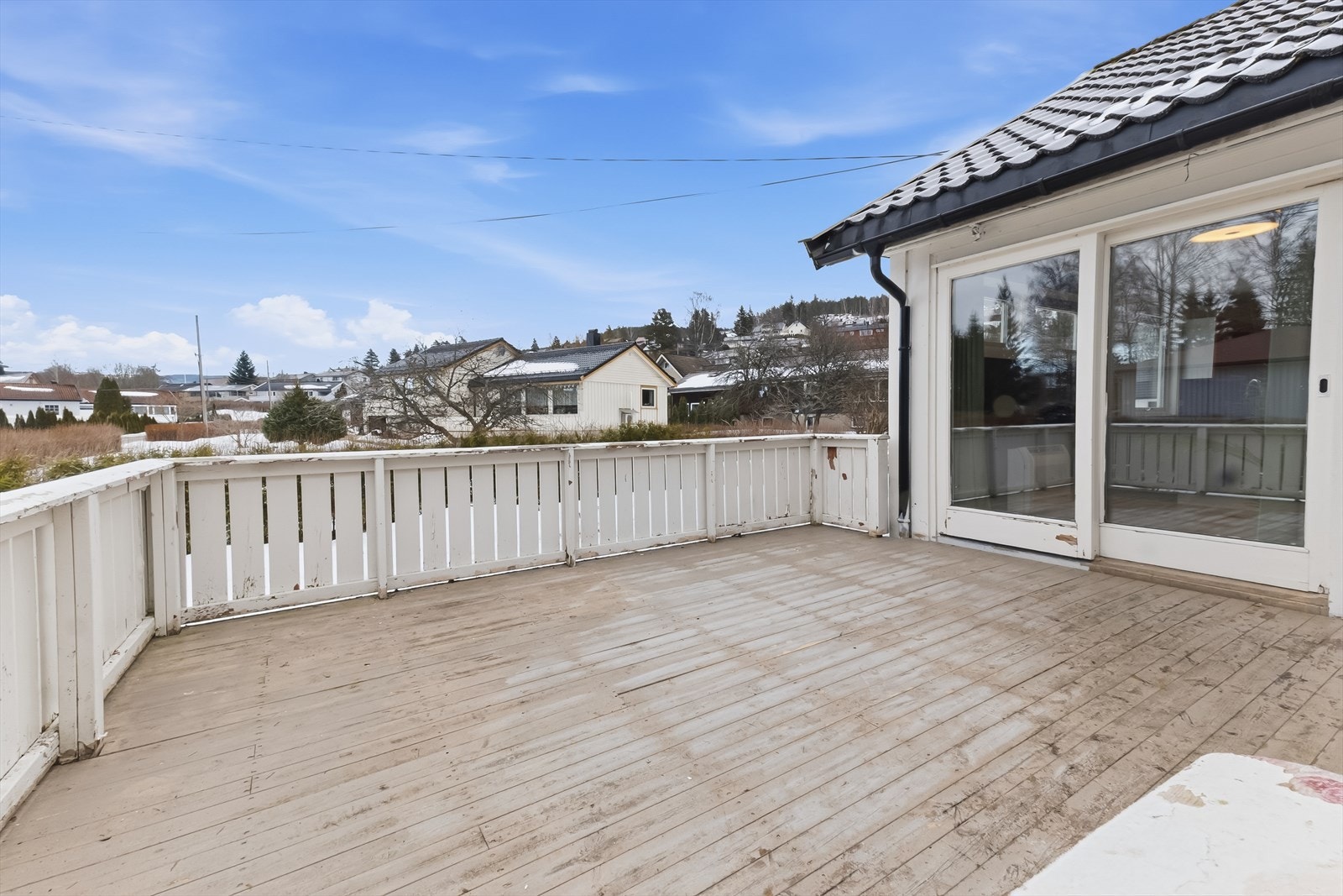 På terrassen har man gode solforhold. Galleribilde