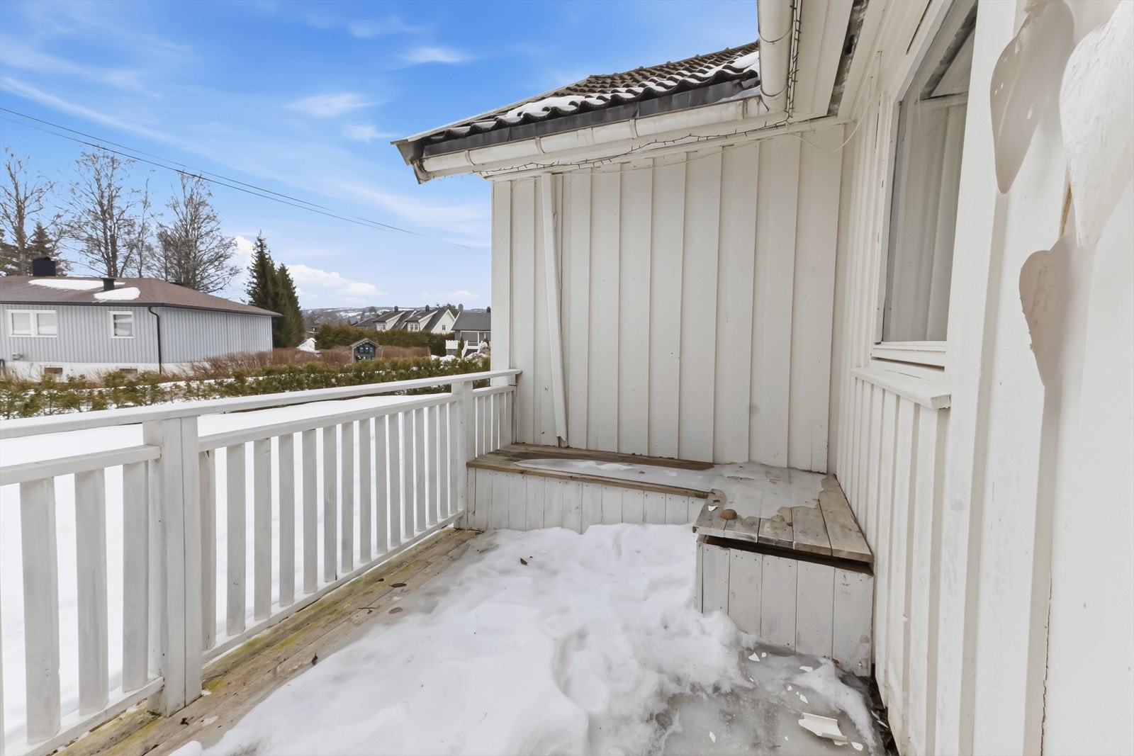 Terrasse med utgang fra hovedsoverommet. Galleribilde