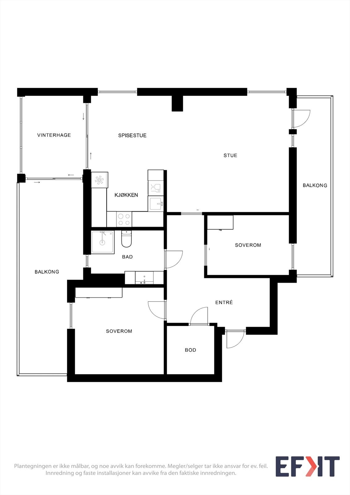 Plantegning. Galleribilde