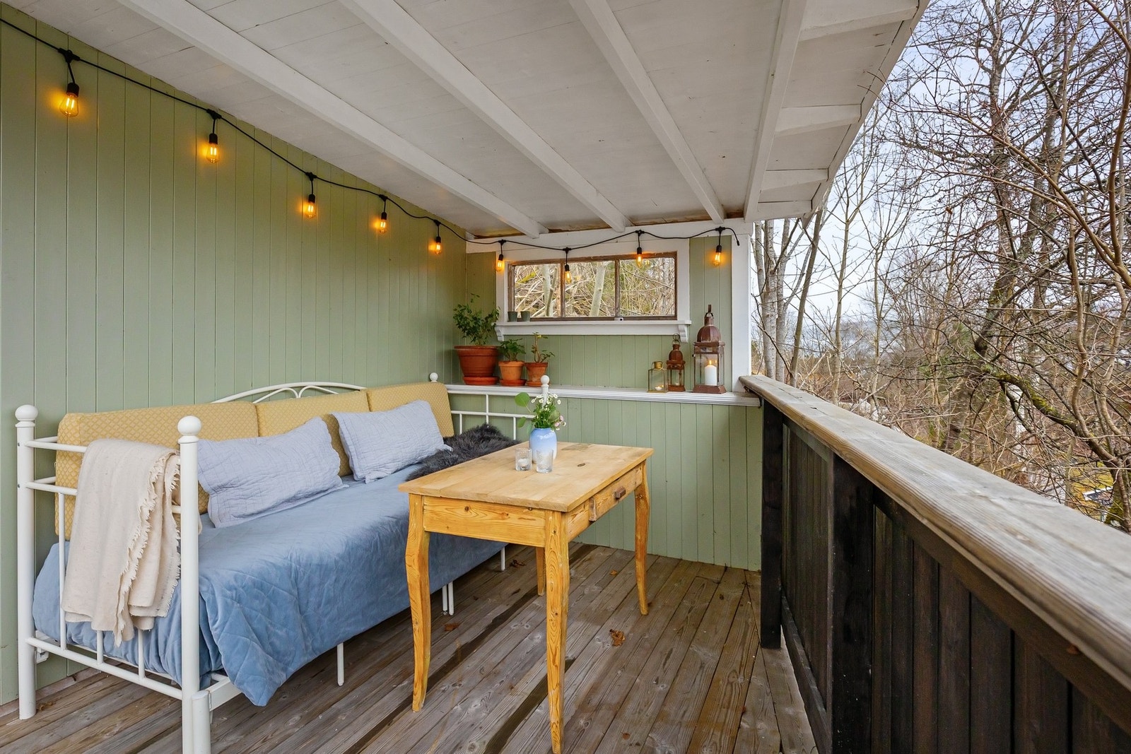 Her kan lange sommerdager - og kvelder nytes. Galleribilde