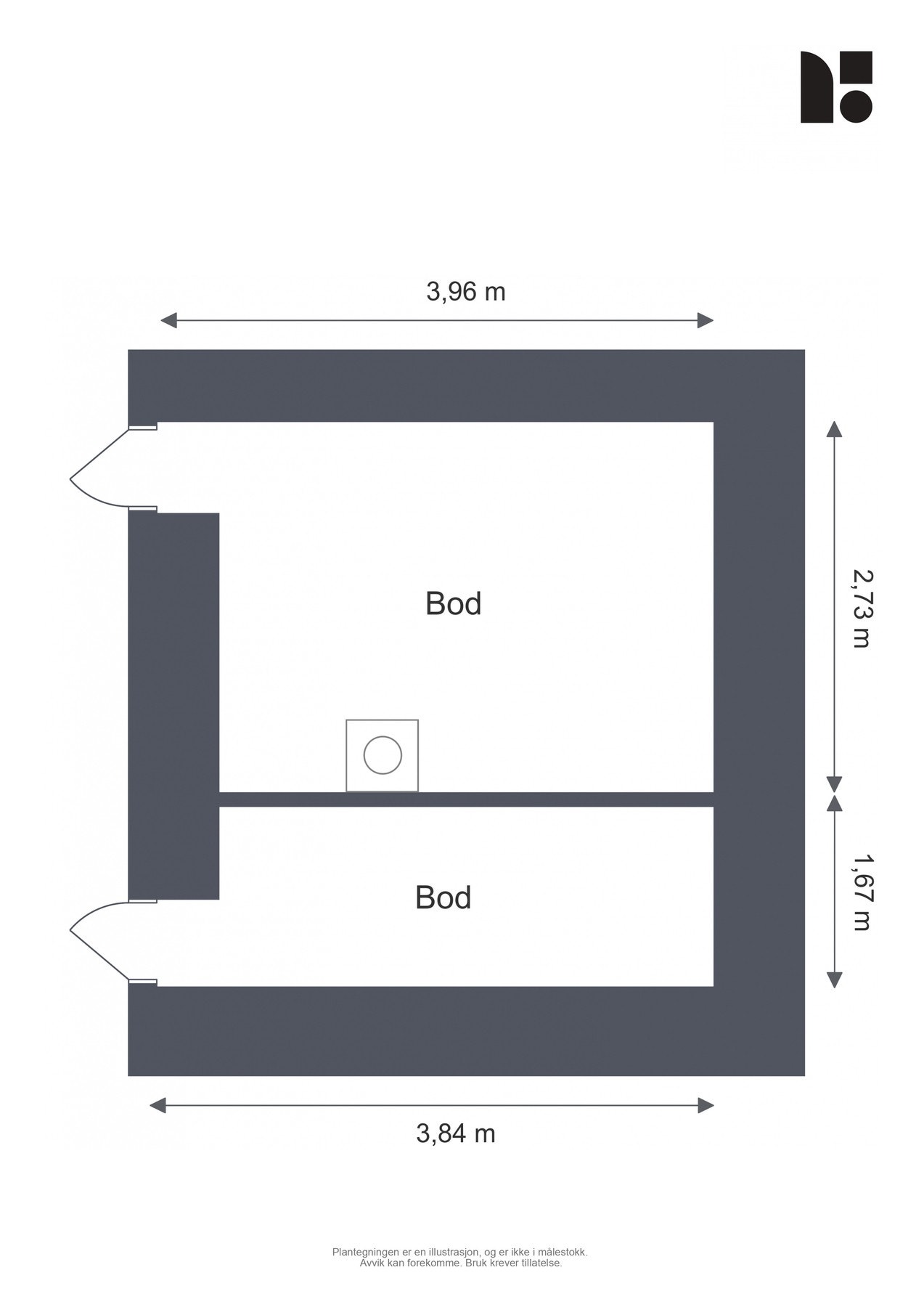 Plantegning. Galleribilde