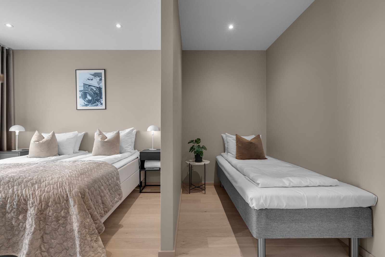 Om du ønsker en gjesteseng eller innrede denne delen av rommet til WIC, alt er mulig. Galleribilde