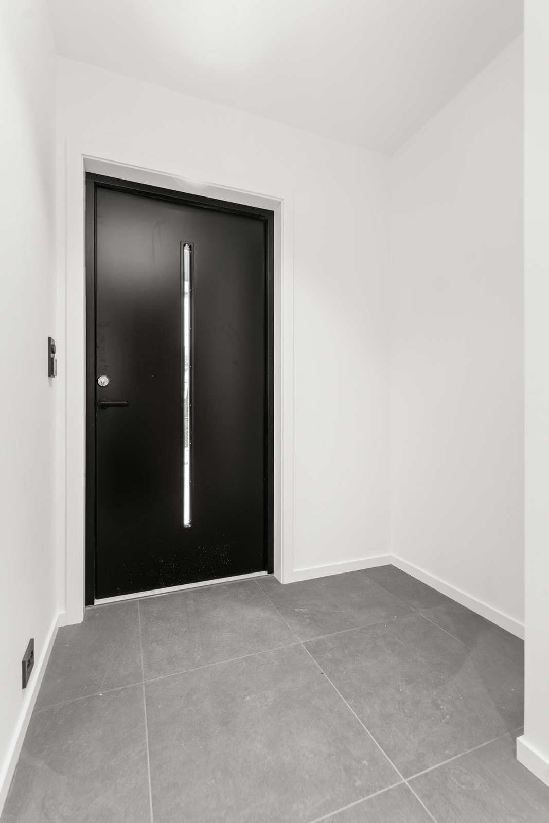 I gangen er det varmekabler i gulv. Galleribilde