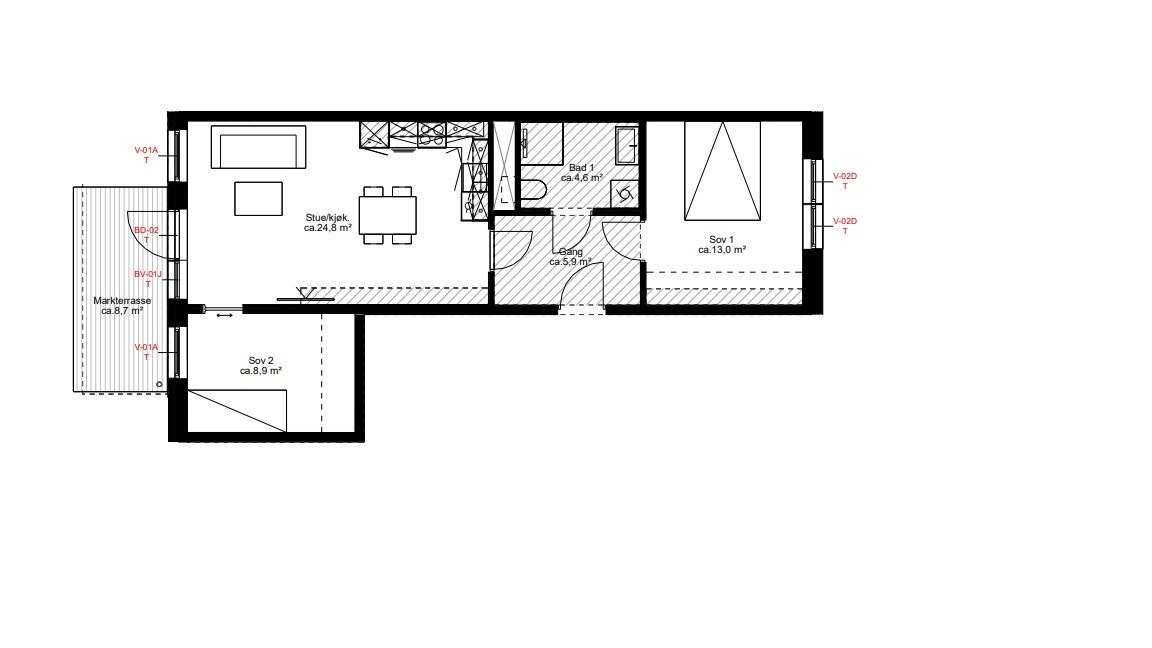 Plantegning Galleribilde