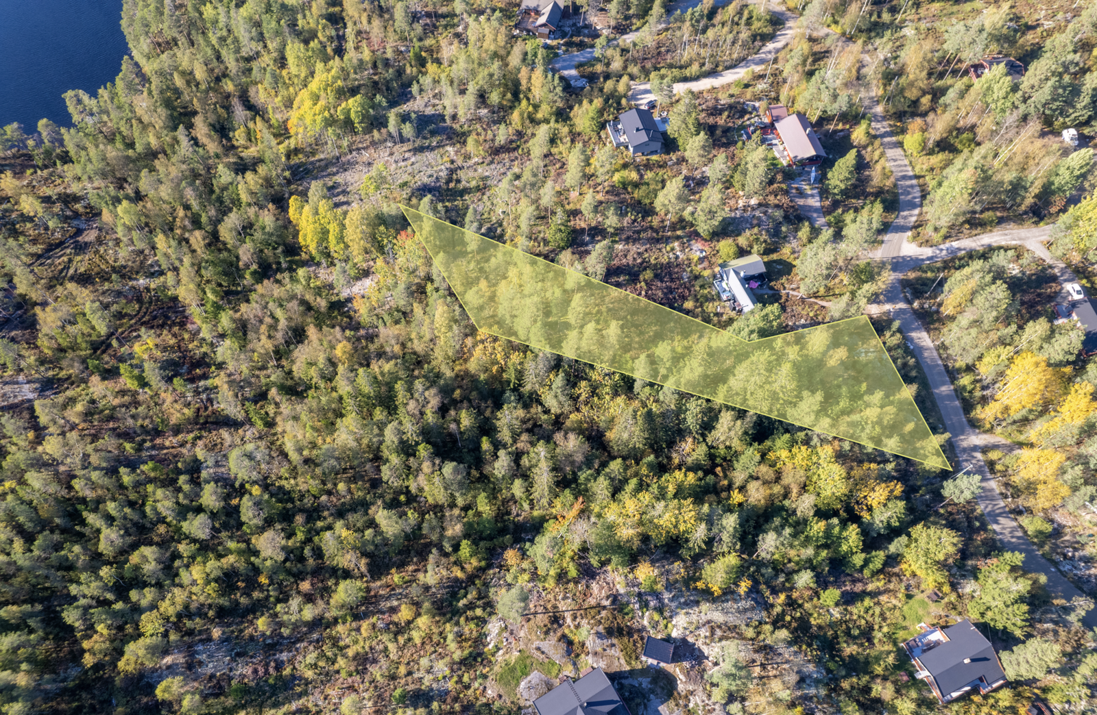 Asketjern - Illustrasjon av tomtegrenser Galleribilde