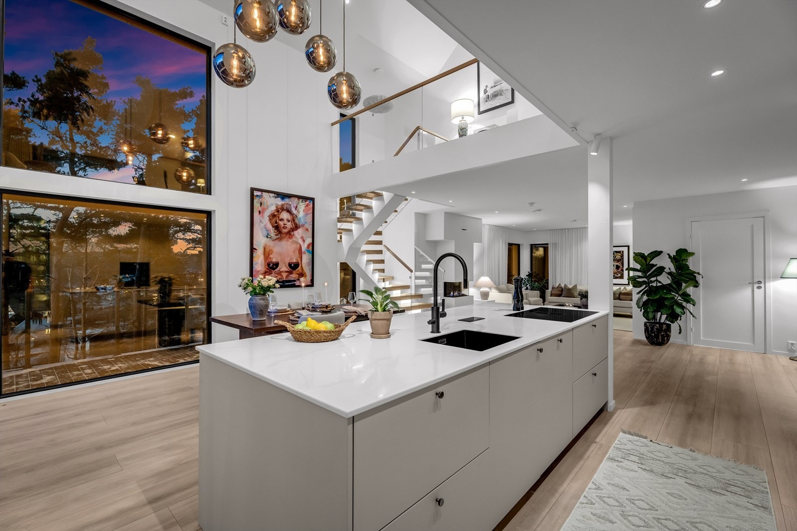 Kveldsstemning. Galleribilde