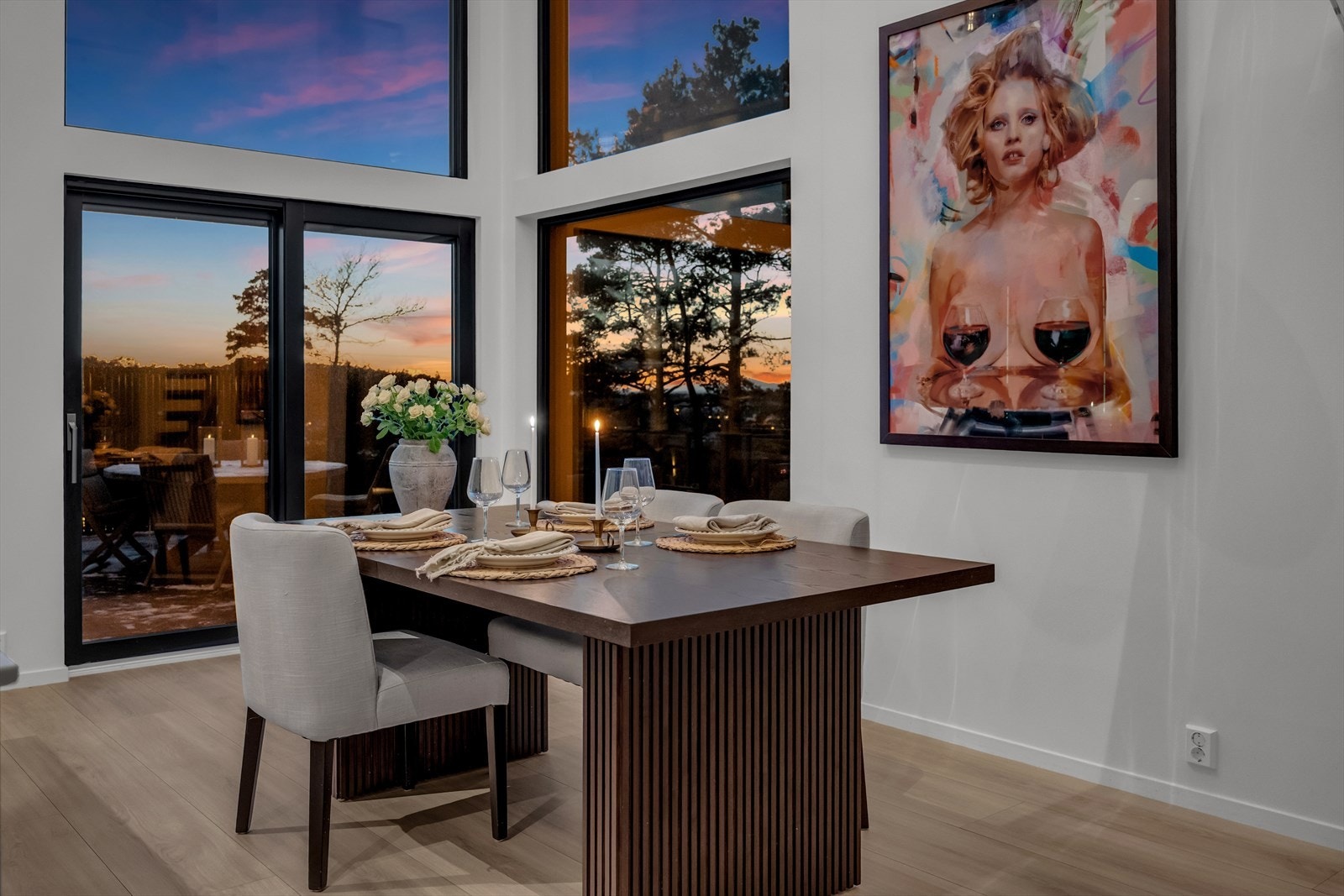 Kveldsstemning. Galleribilde