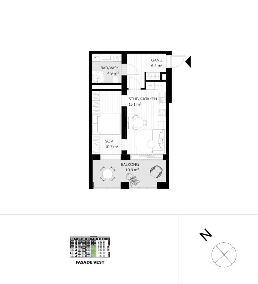 Plantegning - M205 Galleribilde