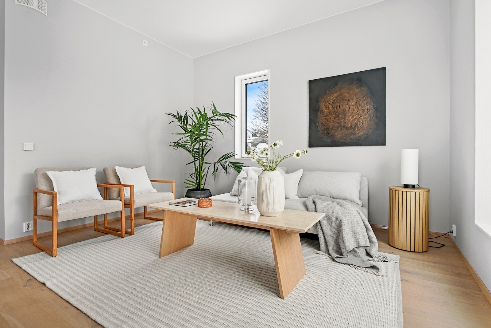 Stuekroken med mange møbleringsmuligheter. Galleribilde