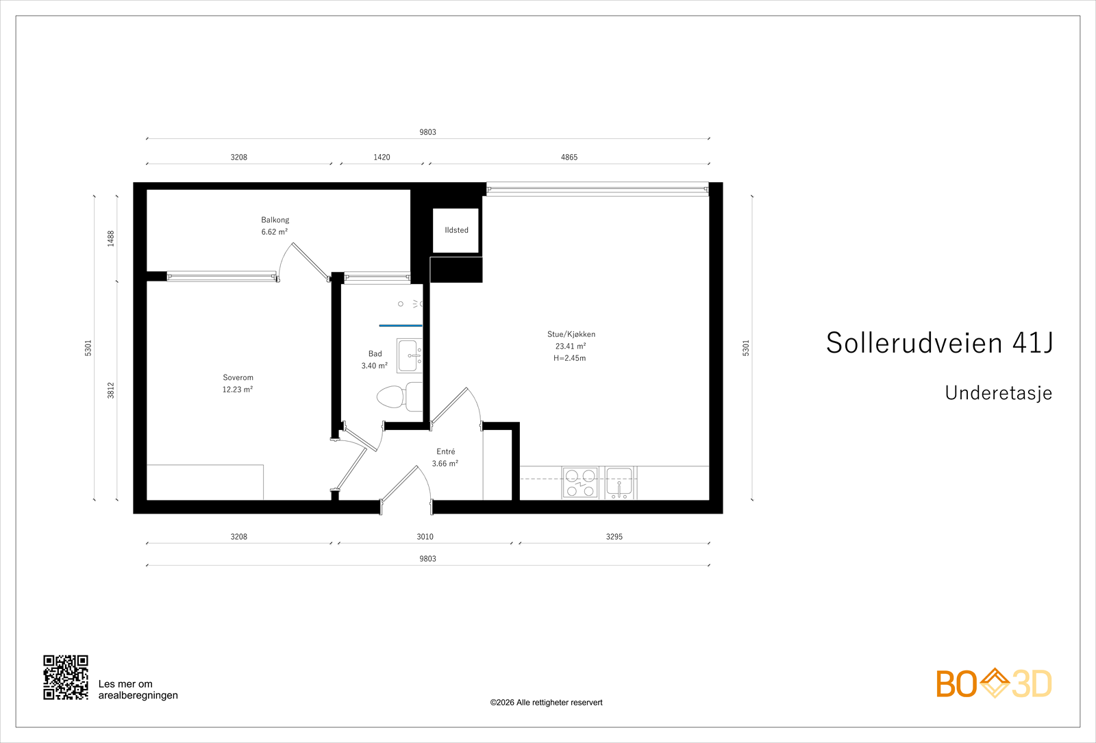 Plantegning Galleribilde