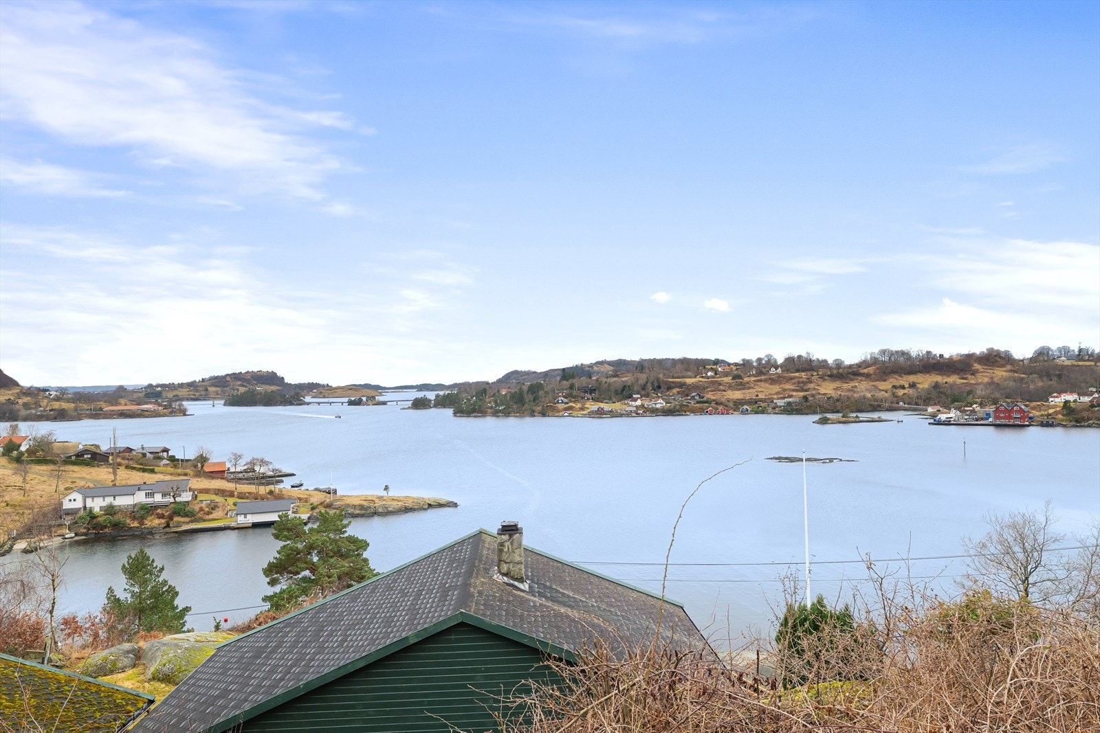 Fantastisk utsikt og sol Galleribilde