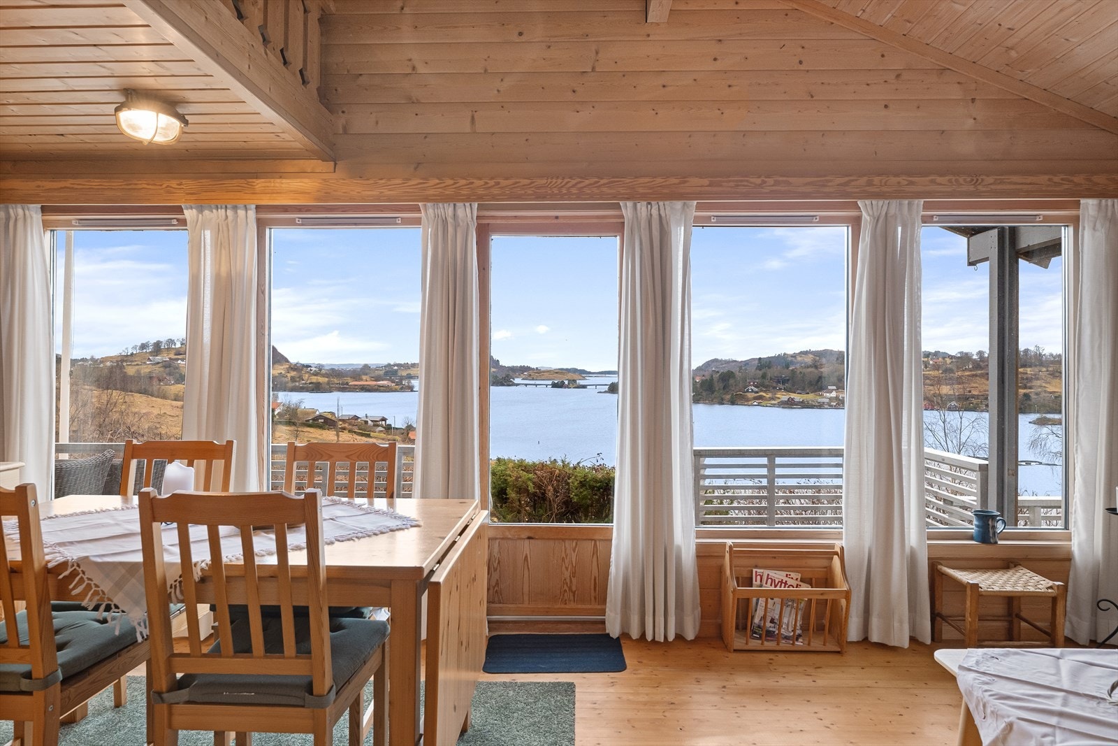 Gode vindusflater mot utsikten Galleribilde