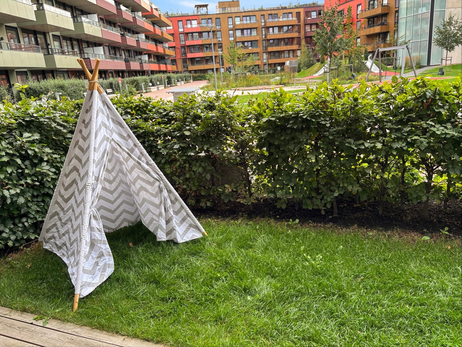 Her kan familien kose seg. Galleribilde