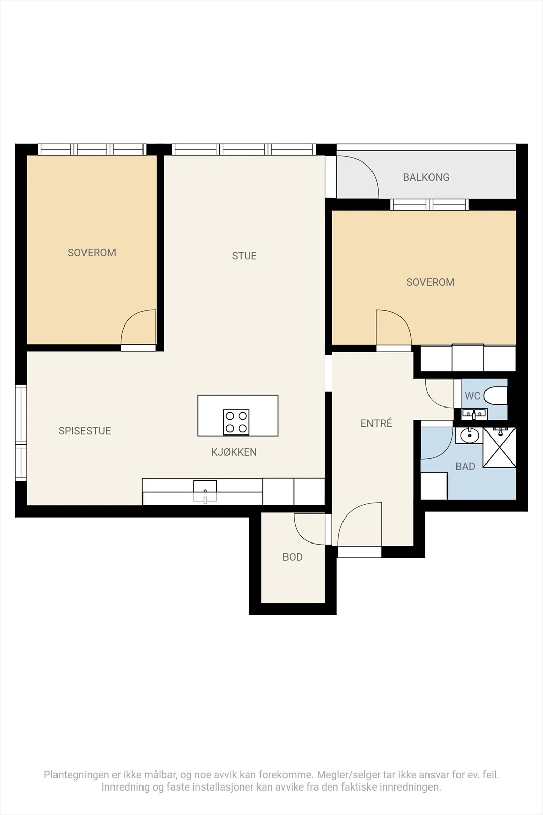 Plantegning Galleribilde