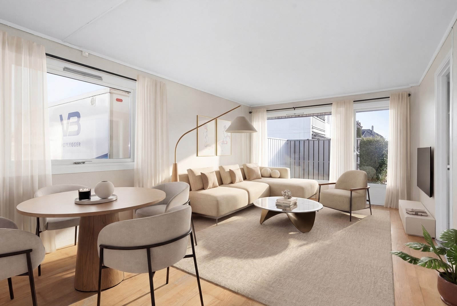 EiendomsMegler1 v/Isabell Heidenreich-Riis presenterer Gartnerløkka 5!
Foto: Inbovi (Digital møblering, kun en illustrasjon) Galleribilde