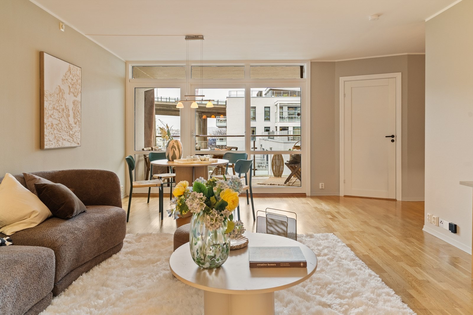 Videre finner vi det tredje soverommet, som ligger rett ved balkongen. Galleribilde