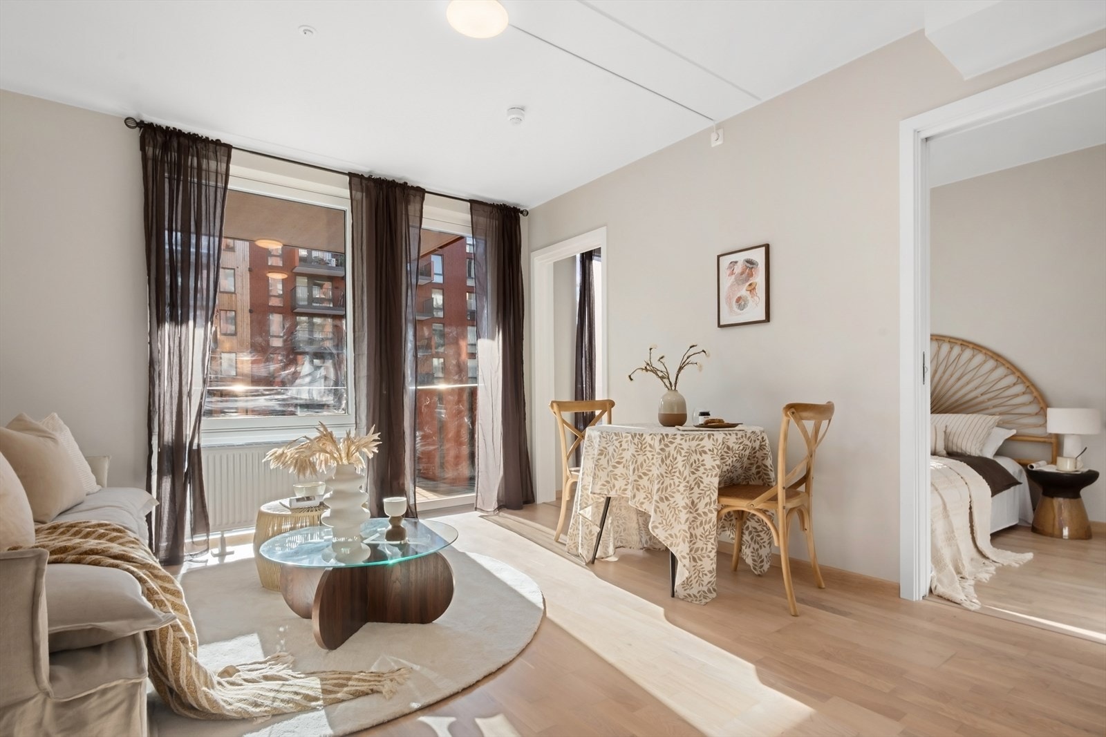 Leiligheten har en praktisk planløsning med god romfølelse. Galleribilde