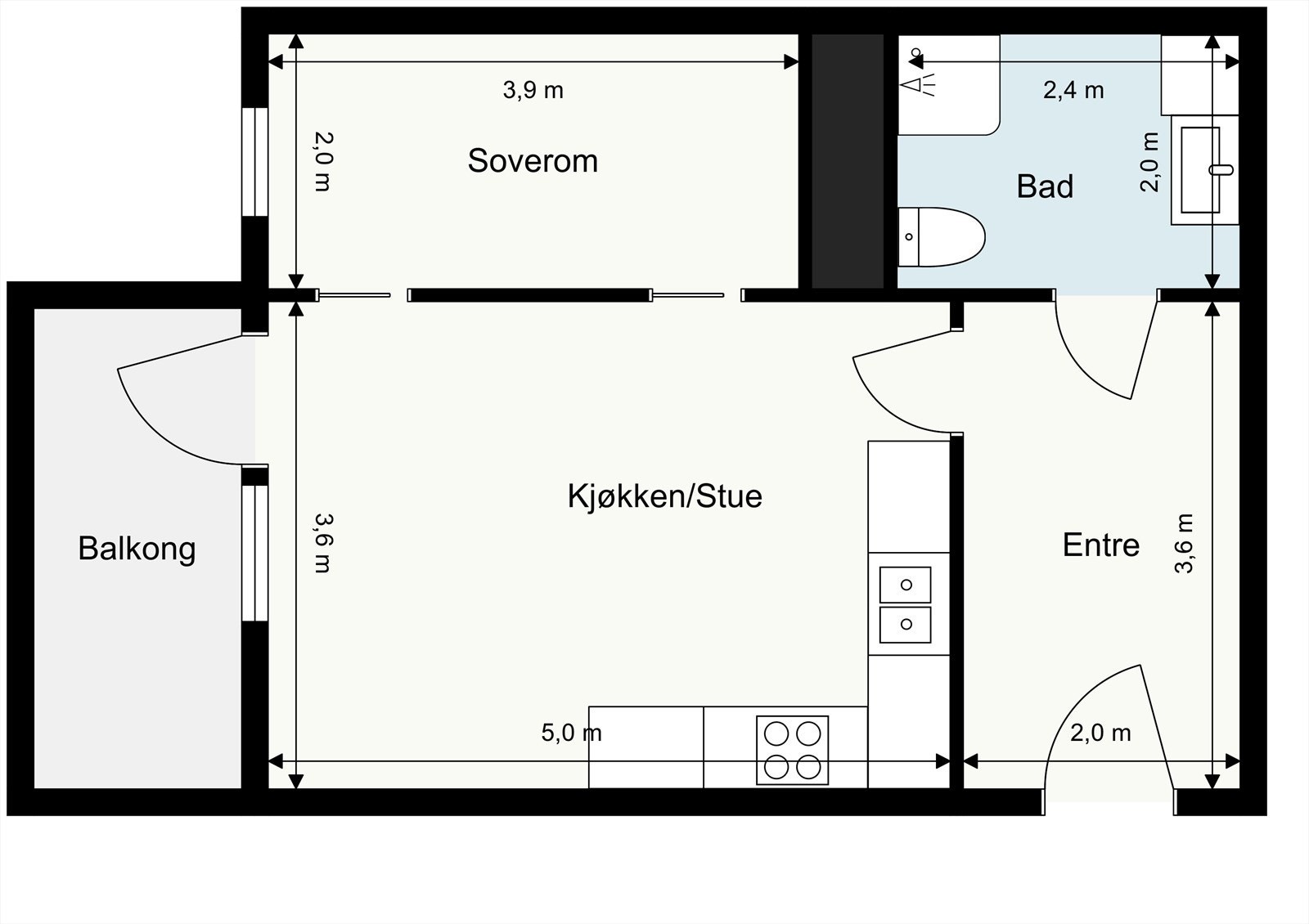 Plantegning. Galleribilde