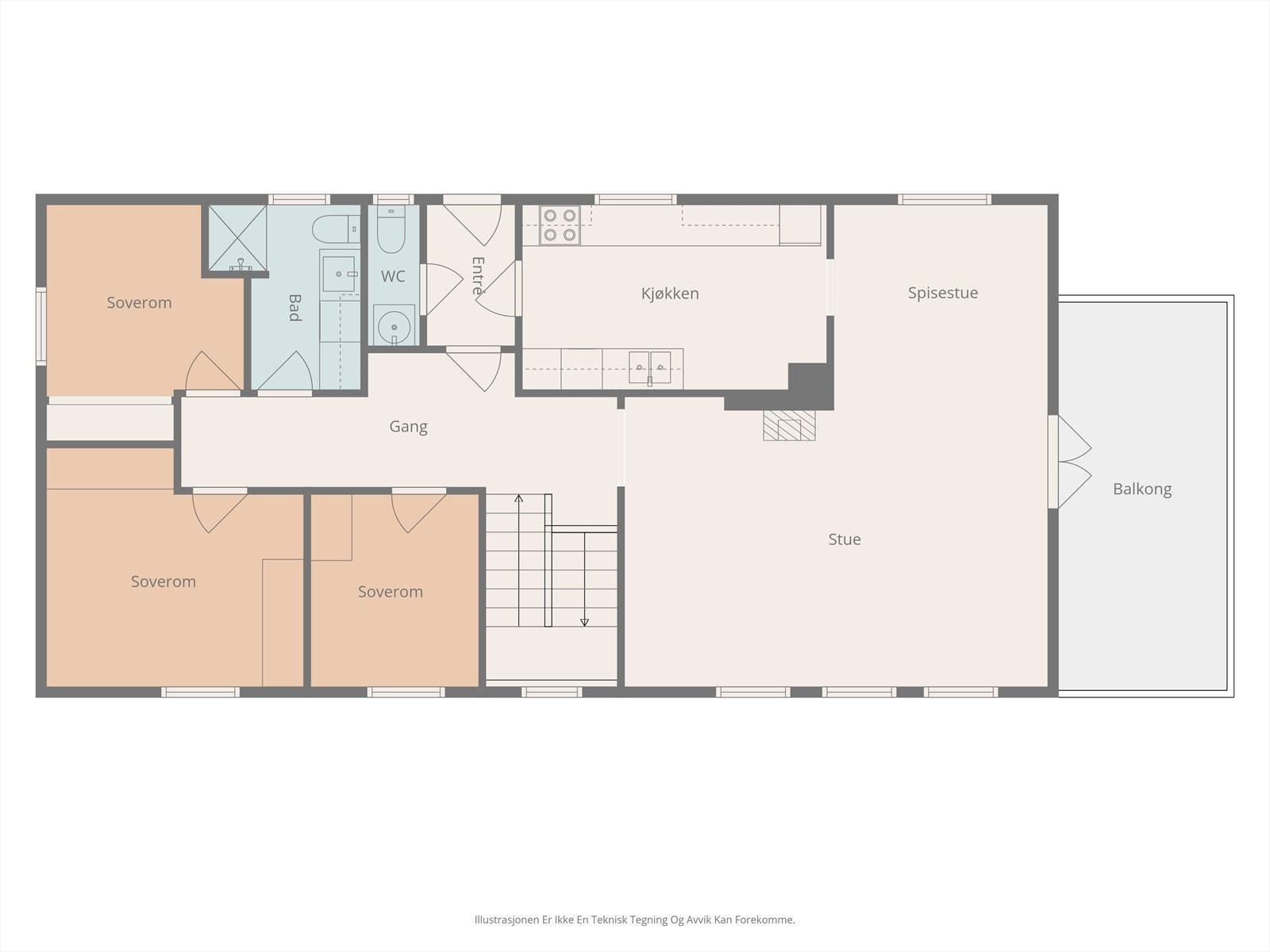 Plantegning 1. etasje. Galleribilde