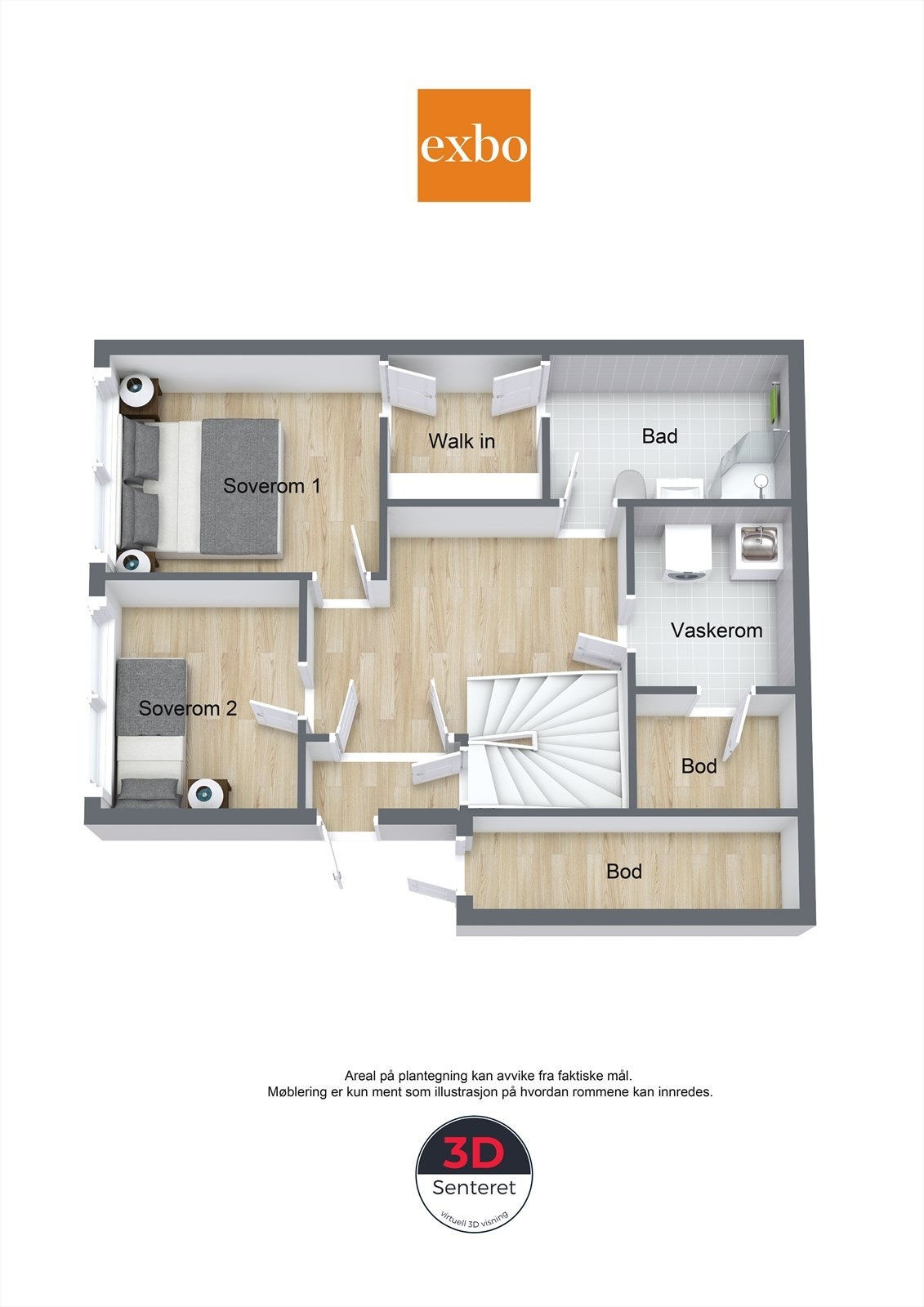 Plantegning 1. etasje Galleribilde