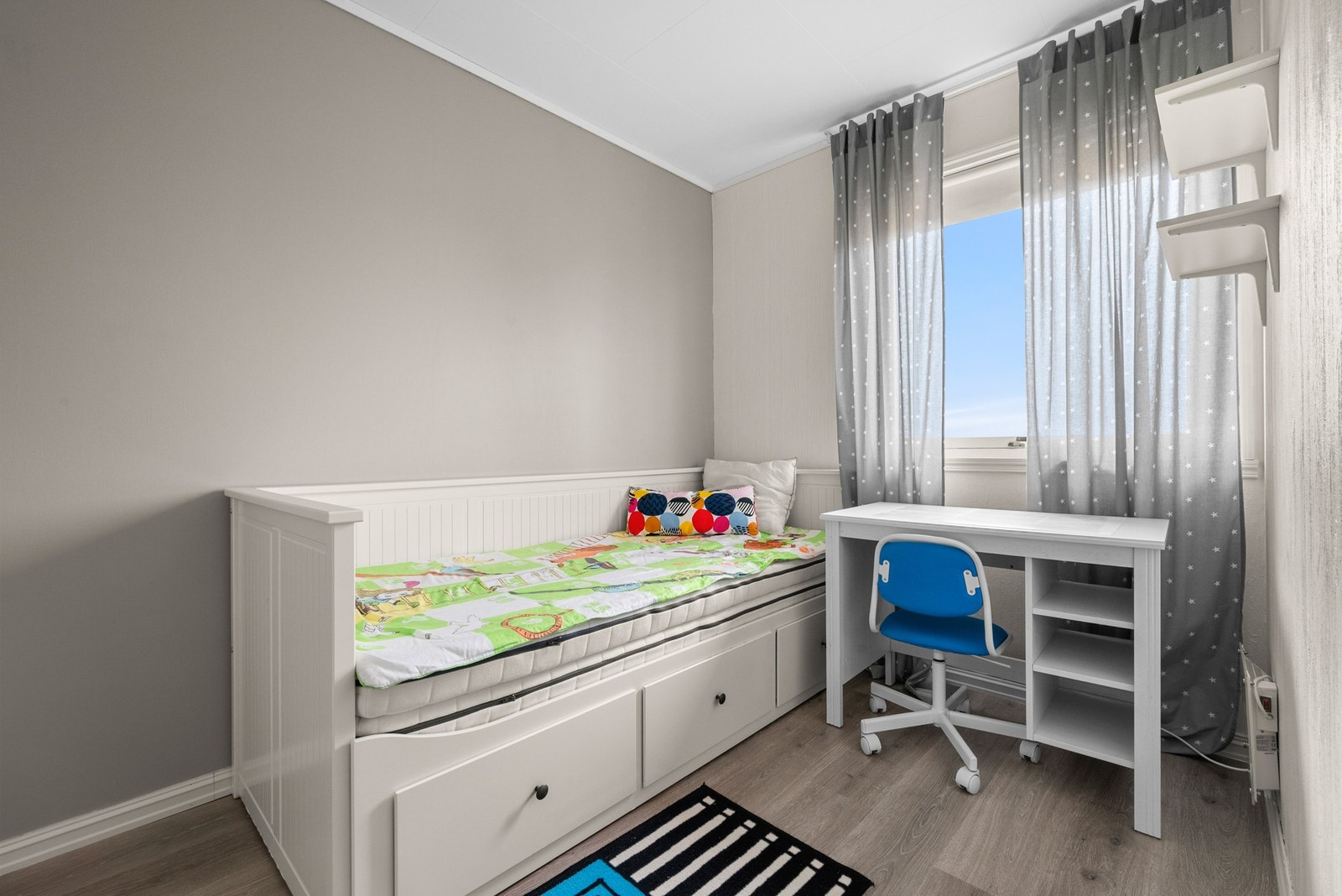 Alle soverommene kan enkelt innredes etter egne ønsker og behov. Galleribilde