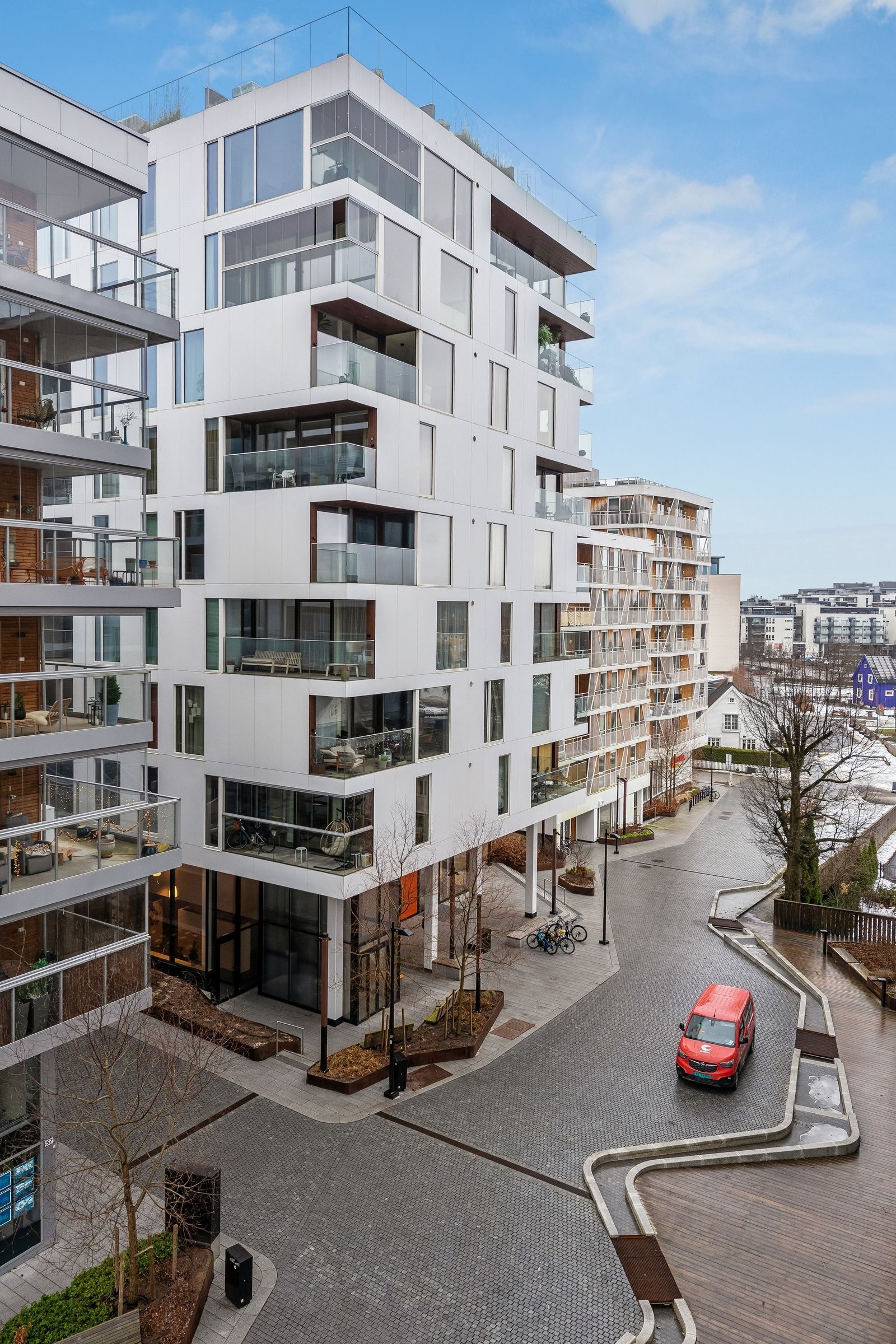 Utsikten fra balkong - høyre retning Galleribilde