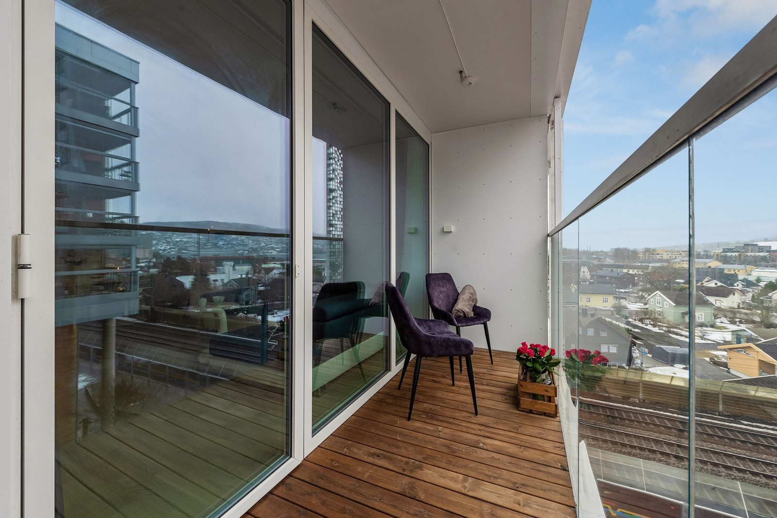 Venstre retning fra balkong Galleribilde