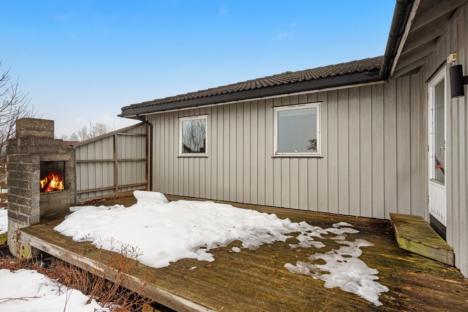 Vestvendt terrasse Galleribilde